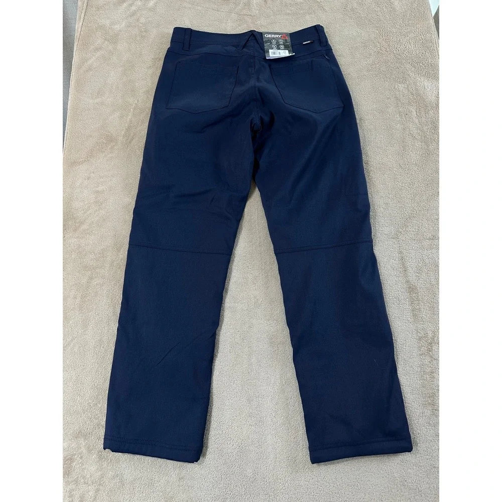 Gerry Venture Fleece Lined Performance Stretch Pants Men's 30x30 Blue NEW - Picture 7 of 14